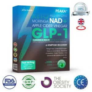 Official Authorized Store PEAKA® GLP-1 Slimming & Health Ultra Concentrated Essence Liquid Pearls - NAD+ Moringa & ACV & Keto BHB (✅speedy, long-lasting, addressing diabetes, obesity, and cardiovascular diseases) - ⚡Developed by the Obesity Society🌿💚
