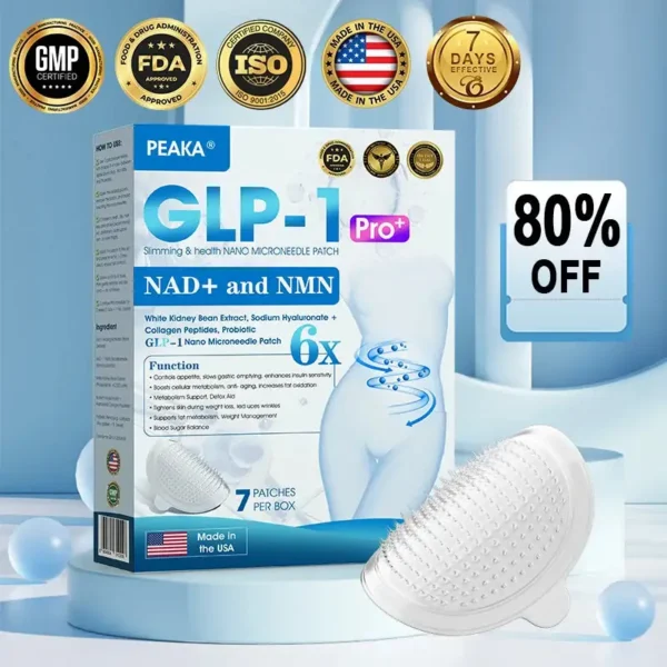 PEAKA® GLP-1 & NAD+ Slimming & health NANO MICRONEEDLE PATCH