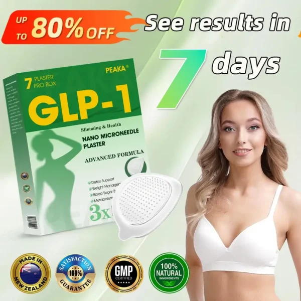 PEAKA® NIDDK-Tirzepatide Slimming & Health Nano Microneedle Patch Painless | 24/7 Fat-Burning Support | Drop a Stone Fast | Up to 90% Sugar Reduction