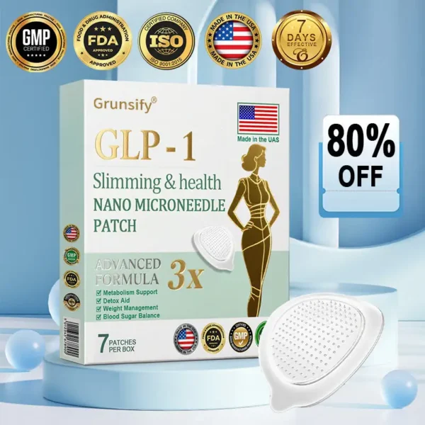 𝑀𝑎𝑦𝑜 𝐶𝑙𝑖𝑛𝑖𝑐 𝑅𝑒𝑐𝑜𝑚𝑚𝑒𝑛𝑑𝑒𝑑 | 𝑂𝑓𝑓𝑖𝑐𝑖𝑎𝑙 𝑆𝑡𝑜𝑟𝑒 |Grunsify® Nano-Microneedle Wellness Patch | Curbs Cravings + Sustained Release | USA-Made