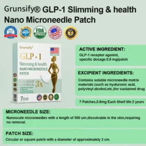 𝑀𝑎𝑦𝑜 𝐶𝑙𝑖𝑛𝑖𝑐 𝑅𝑒𝑐𝑜𝑚𝑚𝑒𝑛𝑑𝑒𝑑 | 𝑂𝑓𝑓𝑖𝑐𝑖𝑎𝑙 𝑆𝑡𝑜𝑟𝑒 |Grunsify® Nano-Microneedle Wellness Patch | Curbs Cravings + Sustained Release | USA-Made