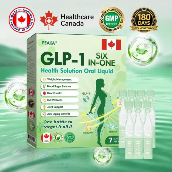 𝑶𝒇𝒇𝒊𝒄𝒊𝒂𝒍 𝑺𝒕𝒐𝒓𝒆 | Peaka®🇨🇦𝐺𝐿𝑃-𝟏 𝑺𝑰𝑿 𝑰𝑵-𝑶𝑵𝑬 𝑯𝒆𝒂𝒍𝒕𝒉 𝑺𝒐𝒍𝒖𝒕𝒊𝒐𝒏 𝑶𝒓𝒂𝒍 𝑳𝒊𝒒𝒖𝒊𝒅 (𝐉𝐮𝐬𝐭 𝐨𝐧𝐞 𝐝𝐨𝐬𝐞 𝐚 𝐝𝐚𝐲 𝐯𝐢𝐬𝐢𝐛𝐥𝐞 𝐜𝐡𝐚𝐧𝐠𝐞𝐬 𝐢𝐧 𝟕 𝐝𝐚𝐲𝐬） ✅ 𝐅𝐨𝐫 𝐨𝐛𝐞𝐬𝐢𝐭𝐲, 𝐜𝐚𝐫𝐝𝐢𝐨𝐯𝐚𝐬𝐜𝐮𝐥𝐚𝐫 𝐡𝐞𝐚𝐥𝐭𝐡, 𝐝𝐢𝐚𝐛𝐞𝐭𝐞𝐬, 𝐬𝐥𝐞𝐞𝐩 𝐚𝐩𝐧𝐞𝐚, 𝐣𝐨𝐢𝐧𝐭 𝐢𝐬𝐬𝐮𝐞𝐬, 𝐚𝐧𝐝 𝐦𝐨𝐫𝐞