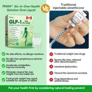 𝑶𝒇𝒇𝒊𝒄𝒊𝒂𝒍 𝑺𝒕𝒐𝒓𝒆 | Peaka®🇨🇦𝐺𝐿𝑃-𝟏 𝑺𝑰𝑿 𝑰𝑵-𝑶𝑵𝑬 𝑯𝒆𝒂𝒍𝒕𝒉 𝑺𝒐𝒍𝒖𝒕𝒊𝒐𝒏 𝑶𝒓𝒂𝒍 𝑳𝒊𝒒𝒖𝒊𝒅 (𝐉𝐮𝐬𝐭 𝐨𝐧𝐞 𝐝𝐨𝐬𝐞 𝐚 𝐝𝐚𝐲 𝐯𝐢𝐬𝐢𝐛𝐥𝐞 𝐜𝐡𝐚𝐧𝐠𝐞𝐬 𝐢𝐧 𝟕 𝐝𝐚𝐲𝐬） ✅ 𝐅𝐨𝐫 𝐨𝐛𝐞𝐬𝐢𝐭𝐲, 𝐜𝐚𝐫𝐝𝐢𝐨𝐯𝐚𝐬𝐜𝐮𝐥𝐚𝐫 𝐡𝐞𝐚𝐥𝐭𝐡, 𝐝𝐢𝐚𝐛𝐞𝐭𝐞𝐬, 𝐬𝐥𝐞𝐞𝐩 𝐚𝐩𝐧𝐞𝐚, 𝐣𝐨𝐢𝐧𝐭 𝐢𝐬𝐬𝐮𝐞𝐬, 𝐚𝐧𝐝 𝐦𝐨𝐫𝐞