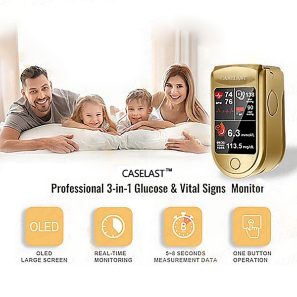 💸𝐇𝐞𝐚𝐥𝐭𝐡 𝐂𝐚𝐧𝐚𝐝𝐚 𝐒𝐮𝐛𝐬𝐢𝐝𝐢𝐳𝐞𝐝 𝐏𝐫𝐨𝐝𝐮𝐜𝐭 |💥 CASELAST ™ 3-in-1 Health Monitor Painless Testing - Extremely Fast Readings - Accurate Tracking ✅ Blood Glucose ✅ Heart Rate ✅ Blood Oxygen All in One!
