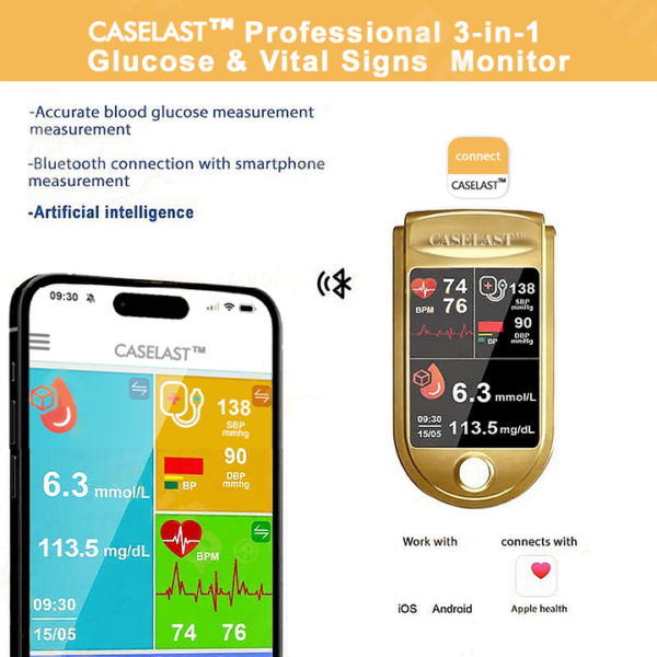 💸𝐇𝐞𝐚𝐥𝐭𝐡 𝐂𝐚𝐧𝐚𝐝𝐚 𝐒𝐮𝐛𝐬𝐢𝐝𝐢𝐳𝐞𝐝 𝐏𝐫𝐨𝐝𝐮𝐜𝐭 |💥 CASELAST ™ 3-in-1 Health Monitor Painless Testing - Extremely Fast Readings - Accurate Tracking ✅ Blood Glucose ✅ Heart Rate ✅ Blood Oxygen All in One!