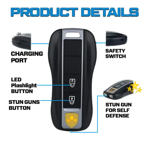 ELECTRA X77 2-in-1 Stun Flashlight Car Key