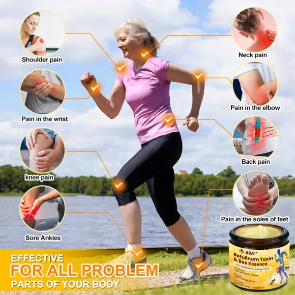 Final 3 Hours: 60%OFF-AQA™ Botulinum Toxin & Bee Essence Pain-Relief Bone Healing Cream