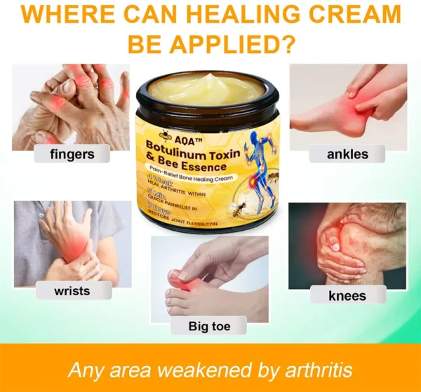 Final 3 Hours: 60%OFF-AQA™ Botulinum Toxin & Bee Essence Pain-Relief Bone Healing Cream