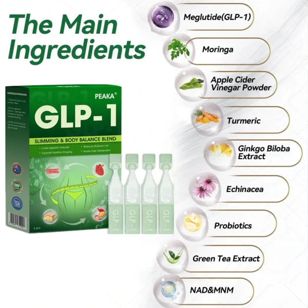 [Official Store]𝐏𝐄𝐀𝐊𝐀® 𝐆𝐋𝐏-𝟏 𝐖𝐞𝐢𝐠𝐡𝐭 𝐋𝐨𝐬𝐬 𝐎𝐫𝐚𝐥 𝐒𝐨𝐥𝐮𝐭𝐢𝐨𝐧 - 👨‍⚕️ 𝐎𝐛𝐞𝐬𝐢𝐭𝐲,𝐂𝐚𝐫𝐝𝐢𝐨𝐯𝐚𝐬𝐜𝐮𝐥𝐚𝐫 𝐃𝐢𝐬𝐞𝐚𝐬, 𝐃𝐢𝐚𝐛𝐞𝐭𝐞𝐬, 𝐒𝐥𝐞𝐞𝐩 𝐀𝐩𝐧𝐞𝐚, 𝐉𝐨𝐢𝐧𝐭 𝐏𝐫𝐨𝐛𝐥𝐞𝐦𝐬 𝐚𝐧𝐝 𝐌𝐨𝐫𝐞