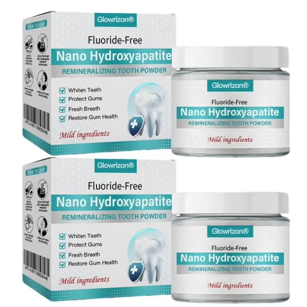 ✅Official Store |Glowrizon® Nano-Hydroxyapatite Tooth Powder 🧑🏽‍⚕️