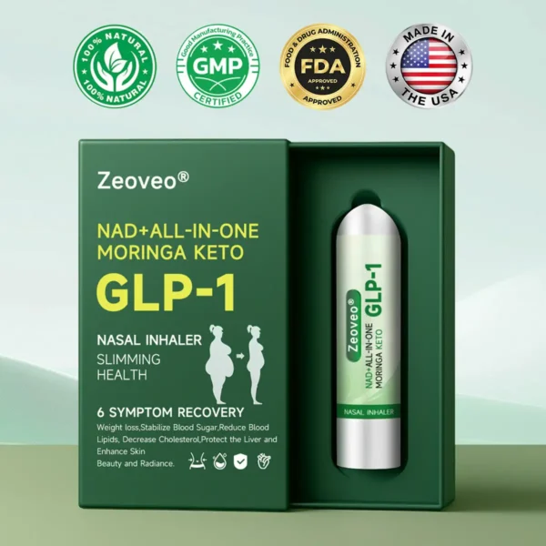 [Official Store] ZVOEVO® NAD+ ALL-IN-ONE MORINGA KETO GLP-1 Nasal Inhaler | ⏳ Fast Fat Burn & Metabolic Balance