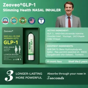 [Official Store] ZVOEVO® NAD+ ALL-IN-ONE MORINGA KETO GLP-1 Nasal Inhaler | ⏳ Fast Fat Burn & Metabolic Balance