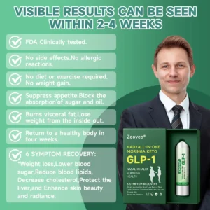 [Official Store] ZVOEVO® NAD+ ALL-IN-ONE MORINGA KETO GLP-1 Nasal Inhaler | ⏳ Fast Fat Burn & Metabolic Balance