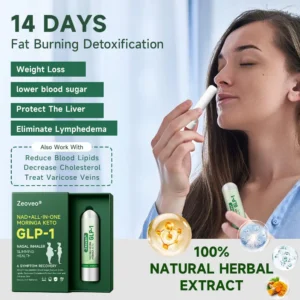 [Official Store] ZVOEVO® NAD+ ALL-IN-ONE MORINGA KETO GLP-1 Nasal Inhaler | ⏳ Fast Fat Burn & Metabolic Balance