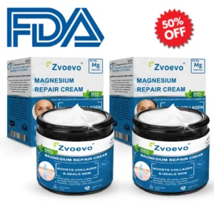 ✅Official Store: Zvoevo® Magnesium Skin Repair Cream (Smooths Wrinkles, Firms Skin and Fades Stretch Marks)