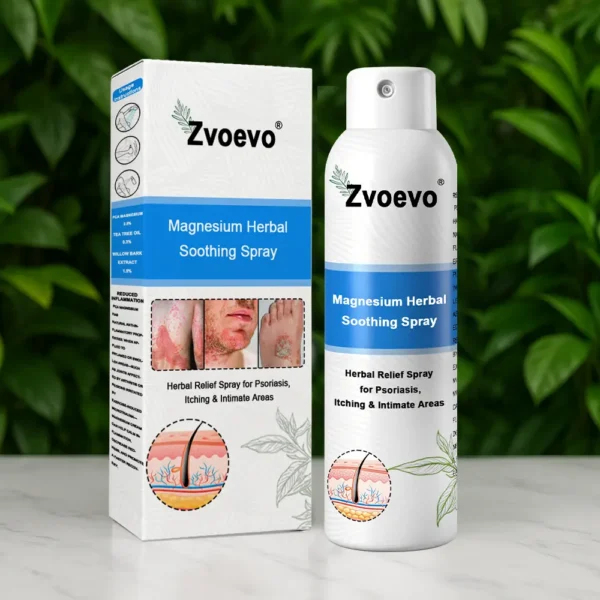 ✅Official Store: Zvoevo®Magnesium Herbal Spray⚕️FDA certified (Relief for Psoriasis and Eczema, Improvement of Bacterial Infections in the Genital Area, and Treatment of Acne and Dark Spots)