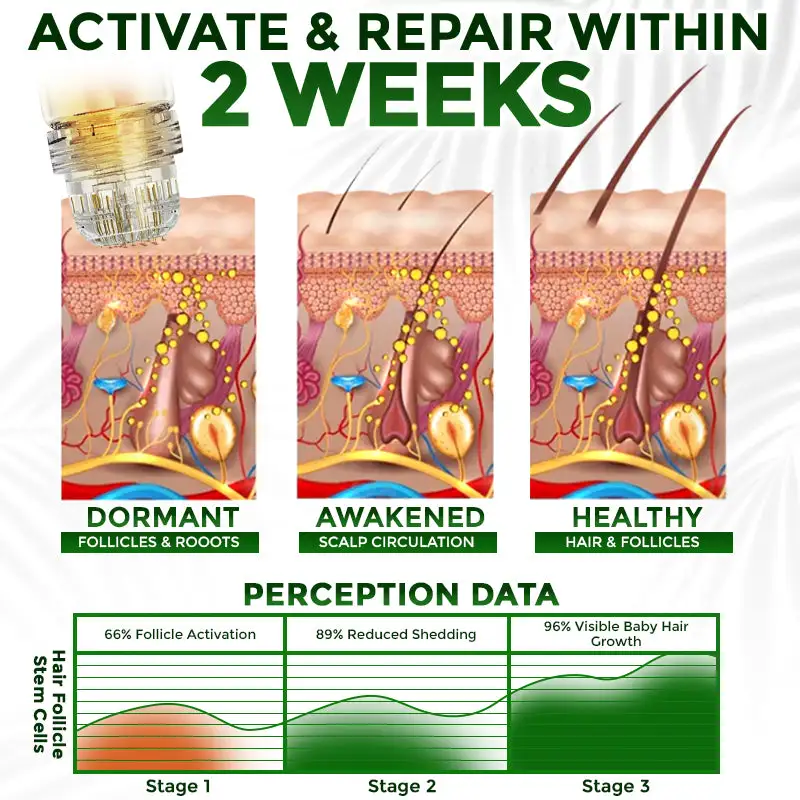 👱♂️ Blizkox® Microneedle Herbal Infusion Hair Stimulation Set 🇺🇸 Made in USA