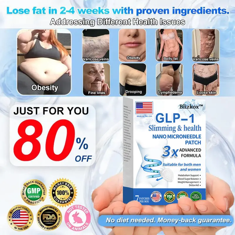 👻 Boo-tiful results! Drop 20lbs fast with Blizkox® Patchat 🎃 80% OFF this Halloween!