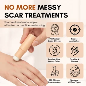BBOJI® ClearFlaw Silicone Scar Solution Stick