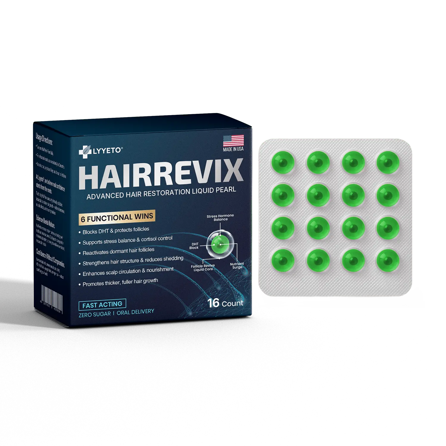 Lyyeto® HairRevix Advanced Hair Restoration Liquid Pearl