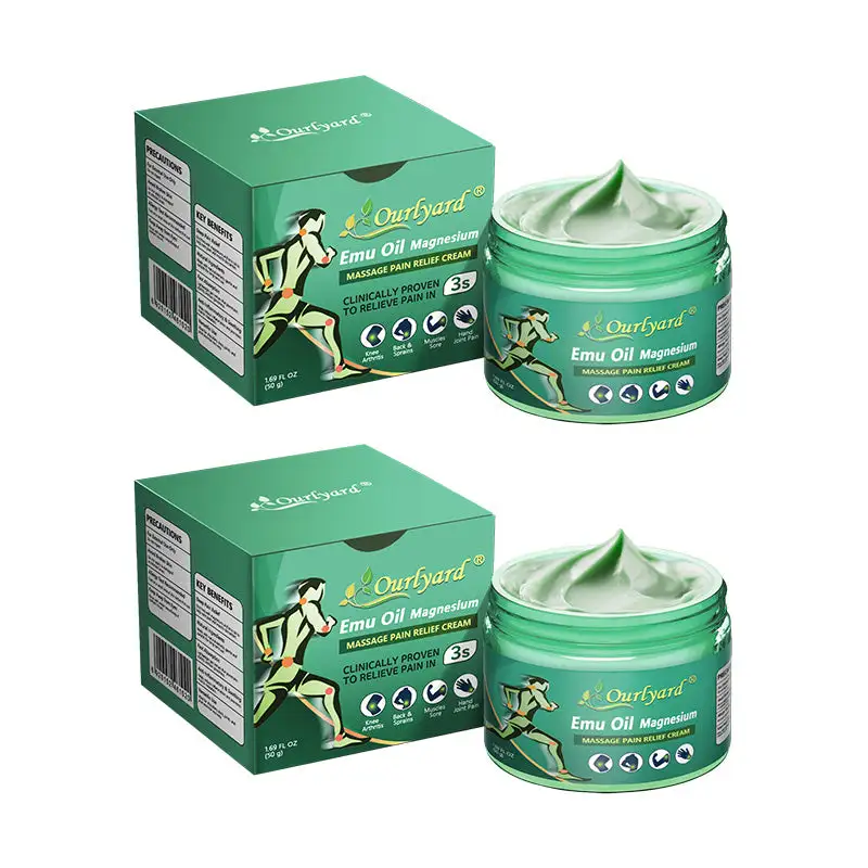 Ourlyard® Advanced Magnesium & Emu Oil Massage Pain Relief Cream