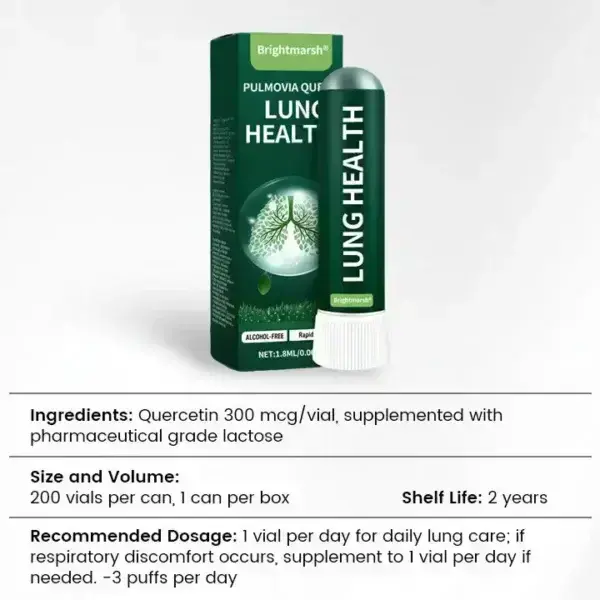 Brightmarsh® Lung health Detox Inhaler