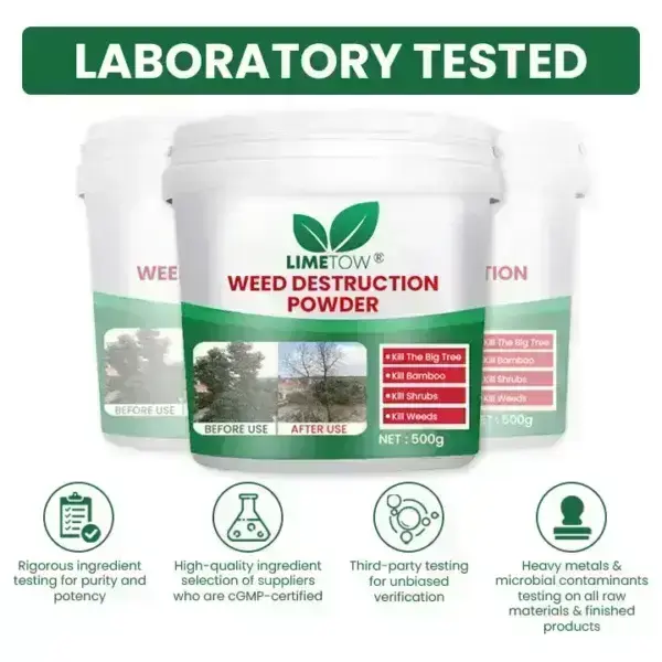 Kill Bamboo, Stumps & Invasive Weeds for Good – LIMETOW® Root Killer Powder