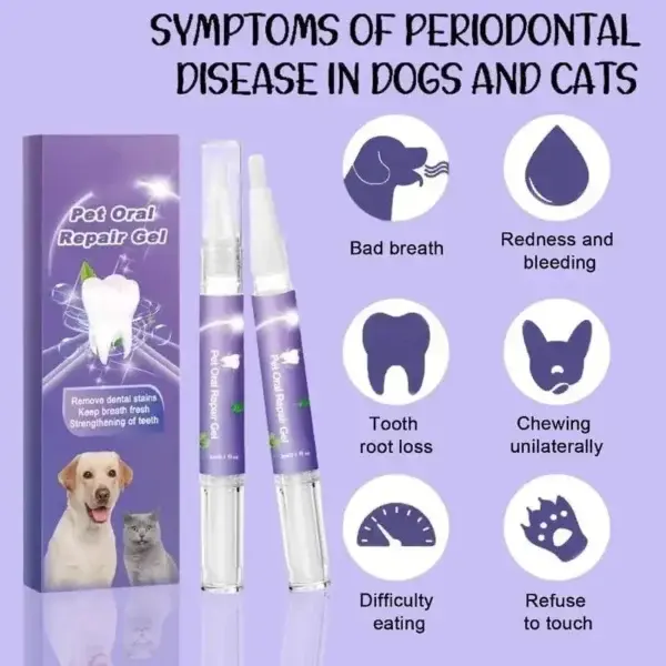 Pawzioo™ Pet Oral Repair Gel – Freshen Your Pet’s Breath & Improve Gum Health Fast!
