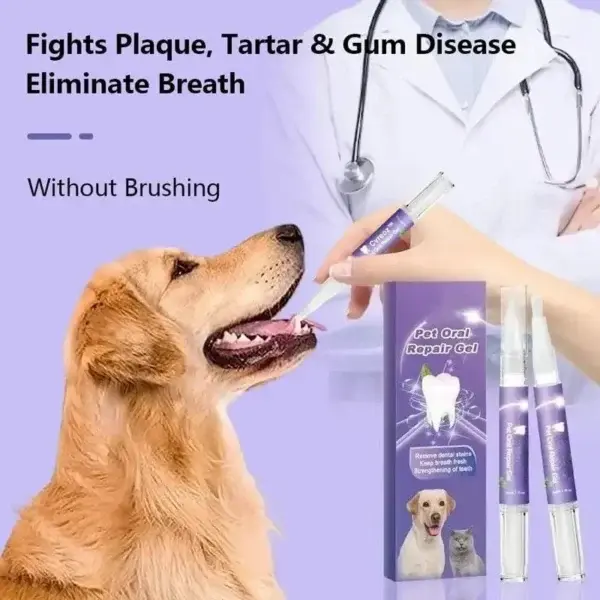 Pawzioo™ Pet Oral Repair Gel – Freshen Your Pet’s Breath & Improve Gum Health Fast!