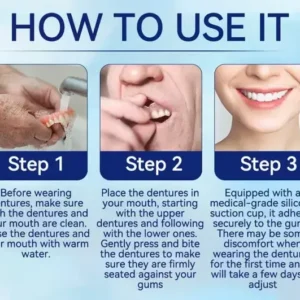 ROSOPL™ Adhesive teeth (upper and lower)