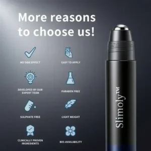 Slimoly™ Professional Anti-Hair Loss Roll-On – Stimulates Hair Growth in 1–2 Weeks