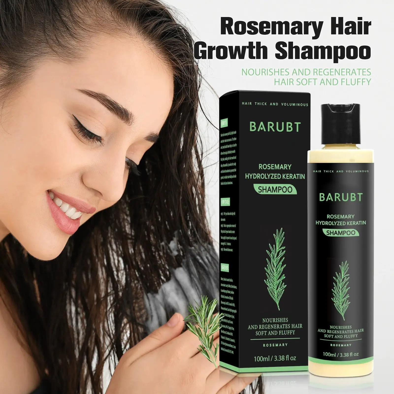 LOVILDS® Rosemary Hydrolyzed Keratin Shampoo