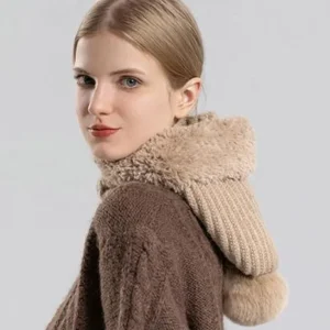 🧣 Women's Knit Beanie Hat Scarf Mask Set — Stay Warm & Stylish This Winter! ❄️