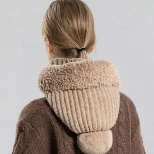 🧣 Women's Knit Beanie Hat Scarf Mask Set — Stay Warm & Stylish This Winter! ❄️